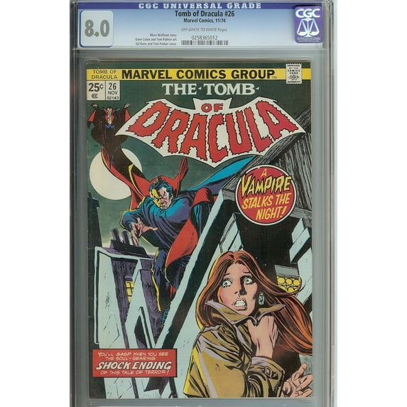 Tomb of Dracula #26 CGC 8.0
