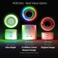 thumbnail image 6 of Flying Disc - 108  Multicolor or 36 Monocolor LEDs,  Bright,  Modes, Christmas Stocking Stuffers , Camping  for /Teen/Adult,  Light Up, , , 175g, 6 of 6