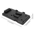 thumbnail image 1 of Zopsc Adaptador de Placa de batería Paquete de batería Adaptador de Placa para Sony V-Mount V-Lock Batería para cámara réflex Digital Luz de Video Khall YS04287, 1 of 6