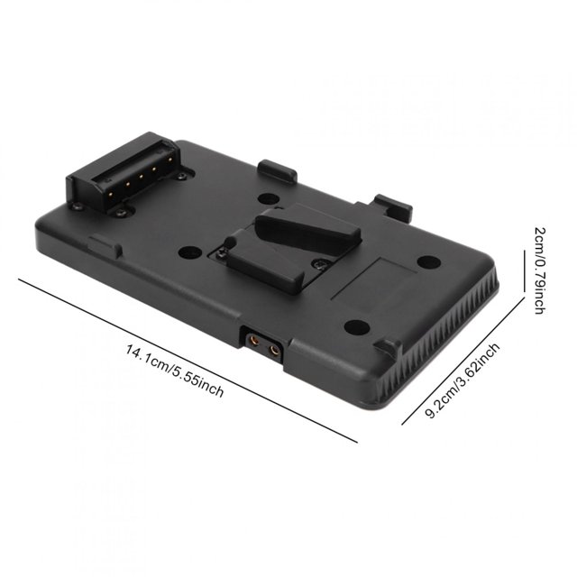 Zopsc Adaptador de Placa de batería Paquete de batería Adaptador de Placa para Sony V-Mount V-Lock Batería para cámara réflex Digital Luz de Video Khall YS04287