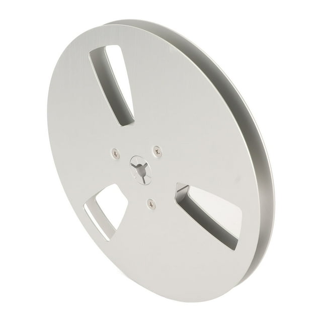 7 Inch Empty Reel, Universal 3 Hole Aluminum Alloy Opening Machine Takeup Reel for Tape Machines