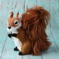 thumbnail image 2 of GROWTH TANK Simulation Squirrels Figure Statue Home Garden Decor Life Like Animals Doll Yellow, 2 of 9