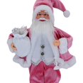 thumbnail image 2 of Muñeco de nieve de Papá Noel Matsuzay Decoración de interior Estatua Rosa 17x30cm, 2 of 6