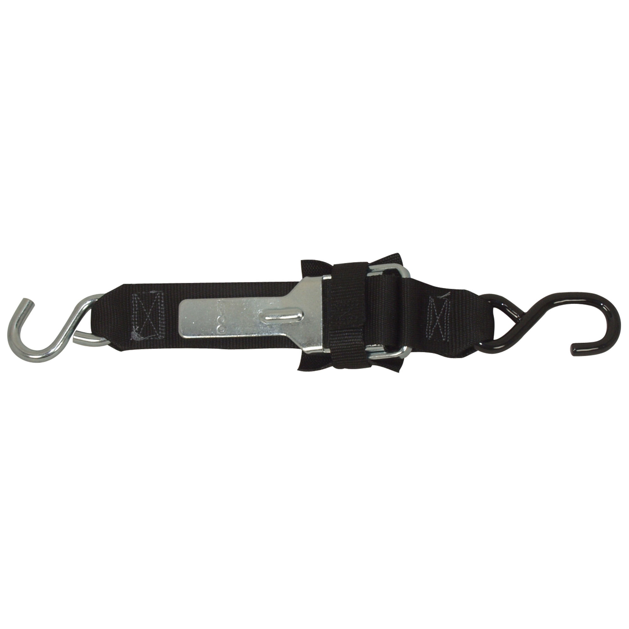 Fulton 2-Pack Stainless Steel Retractable Ratchet Tie Downs - 2" X 43", 600 Lb Load Capacity, For Boat Transom