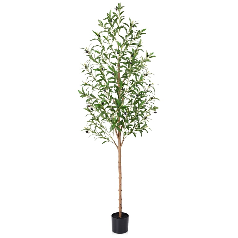 DR.Planzen 6-Foot Artificial Olive Tree with Faux Fruits photo 3