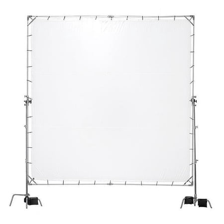 pro studio solutions giant 12 x 12ft (3.6m x 3.6m) sun scrim - collapsible frame diffusion kit with carry bag