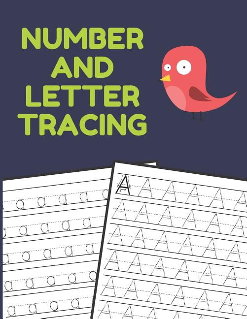 number and letter tracing alphabet and number tracing books workbook