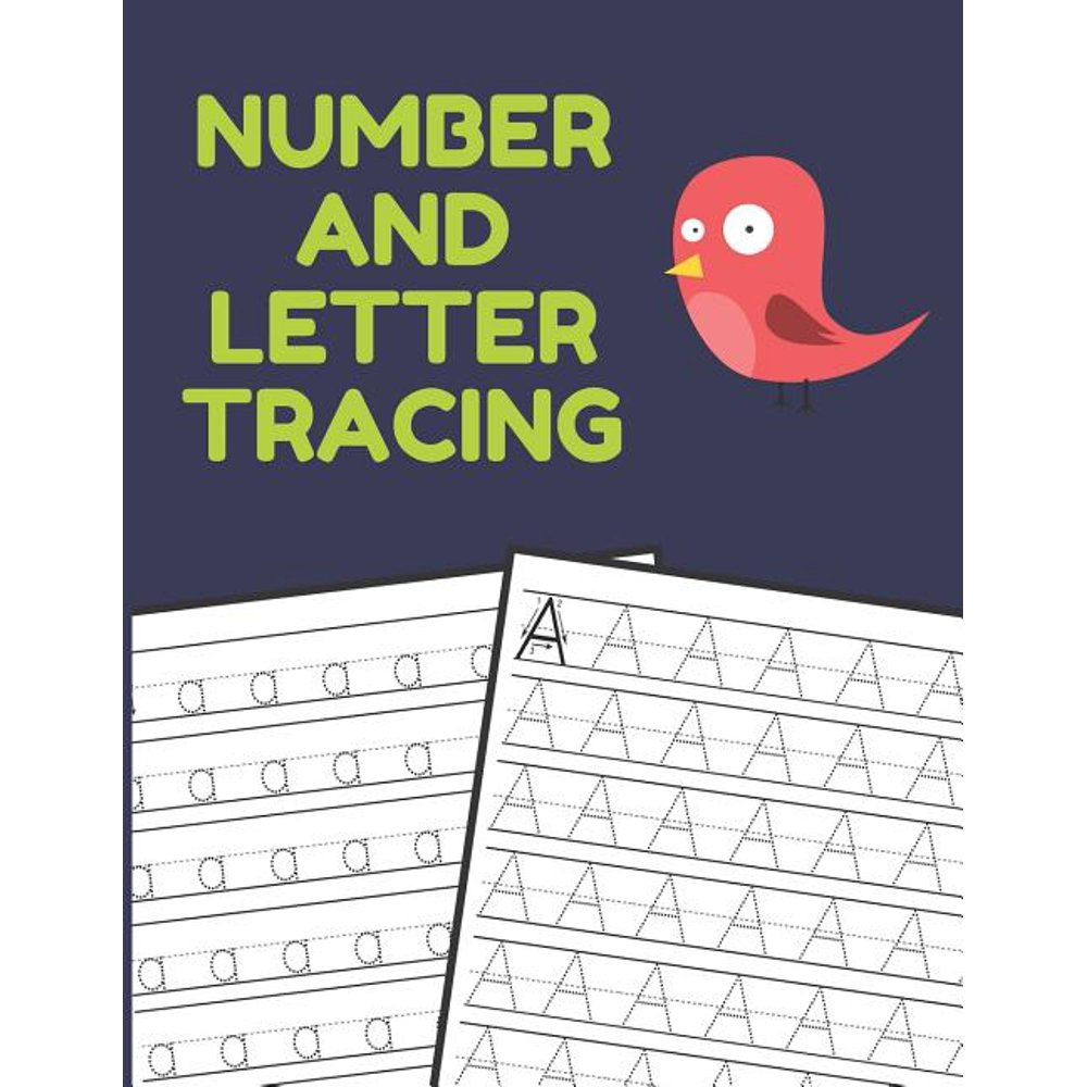 Number and Letter Tracing Alphabet and Number Tracing Books Workbook for Preschoolers