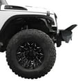 thumbnail image 4 of Jeep Front Bumpers with Winch Plate & Hitch Receiver/LED Lights & D-rings for Jeep Wrangler JK/JKU/JL/JLU Jeep JT, 4 of 5