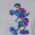 thumbnail image 3 of Mickey & Friends - Mickey Silhouette Expressive Pattern - Juniors Cropped Cotton Blend T-Shirt, 3 of 5