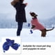 thumbnail image 3 of 4 piezas de botas impermeables antideslizantes para perros Botines para mascotas de todas las estaciones para perros pequeños a medianos talla L (azul), 3 of 5