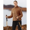 thumbnail image 4 of Pioneer Camp Women's Fleece Jacket Lightweight Full Zip Up Warm Soft, 4 of 6