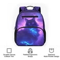 thumbnail image 6 of Uorisanigo Galaxy Cat School Backpack for Girls Large Capacity, Lightweight Preschool Elementary Bookbag, Casual Rucksack for Travel Camping Vacation, 6 of 7