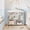 White, variant on FunsLane House-Shaped Kids Bookshelf & Toy Storage Organizer, 4-Tier Wooden Bookcase with 15 Cubby Cubes, Anti-Tip Safety, for Nursery/Playroom/Study Area - (White)