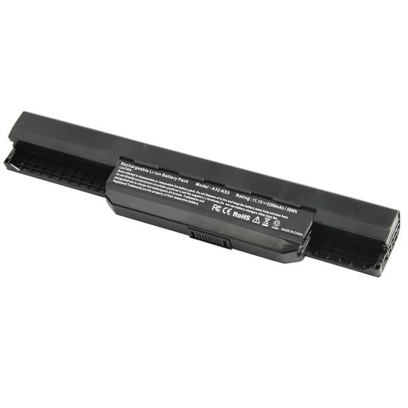 5200mah 6cell Laptop Battery for ASUS A31-K53 A32-K53S A43EI241SV-SL ASUS A54C K53SV X53U X54H X54C X53S X53 K53S X53E 7G016H31875 07G016HG1875 07G016HK1875