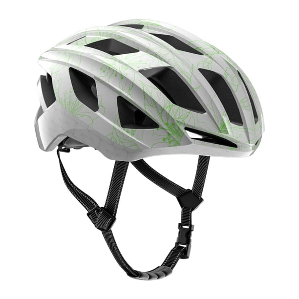 Casco de bicicleta transpirable, a prueba de golpes, ajustable, para adultos. Azul cian M