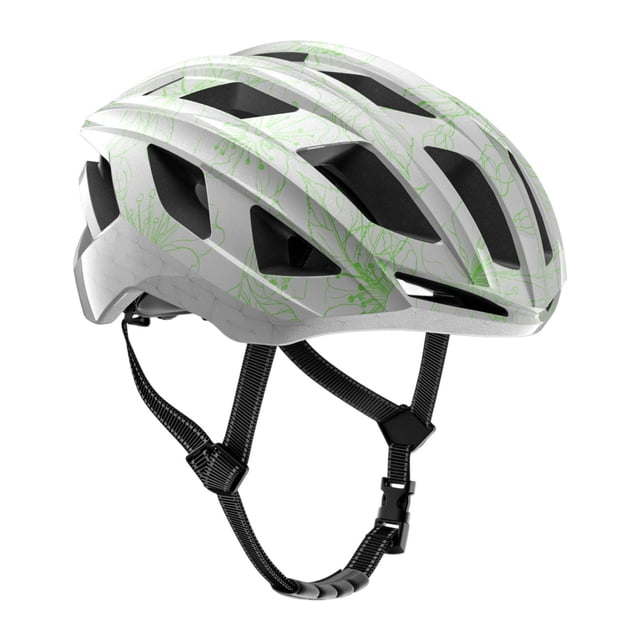 Casco de bicicleta portátil con correa ajustable para adultos, accesorios de ciclismo, casco de bicicleta para desplazamientos y actividades al aire Azul cian M