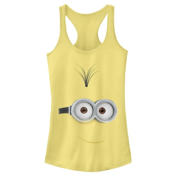 Junior's Despicable Me Minions Kevin Big Face Racerback Tank Top Banana Medium