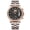 RoseGold Black Steel, variant on top luxury brand casual men watch chronograph waterproof date full steel quartz men's watch business Relogio Masculino