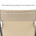 thumbnail image 4 of Chaise Longue de Plage Réglable avec Soutien Dorsal, Poche Surdimensionnée, Chaise Pliante d'Extérieur Portable, Design Vibrant, Installation Facile à Déployer, Sangle d'Épaule, Design Suspendu avec Ruban, 4 of 7