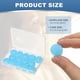 thumbnail image 2 of Tapones para los oídos de silicona Uxcell, tapones para dormir con cancelación de ruido azules, 2 of 7