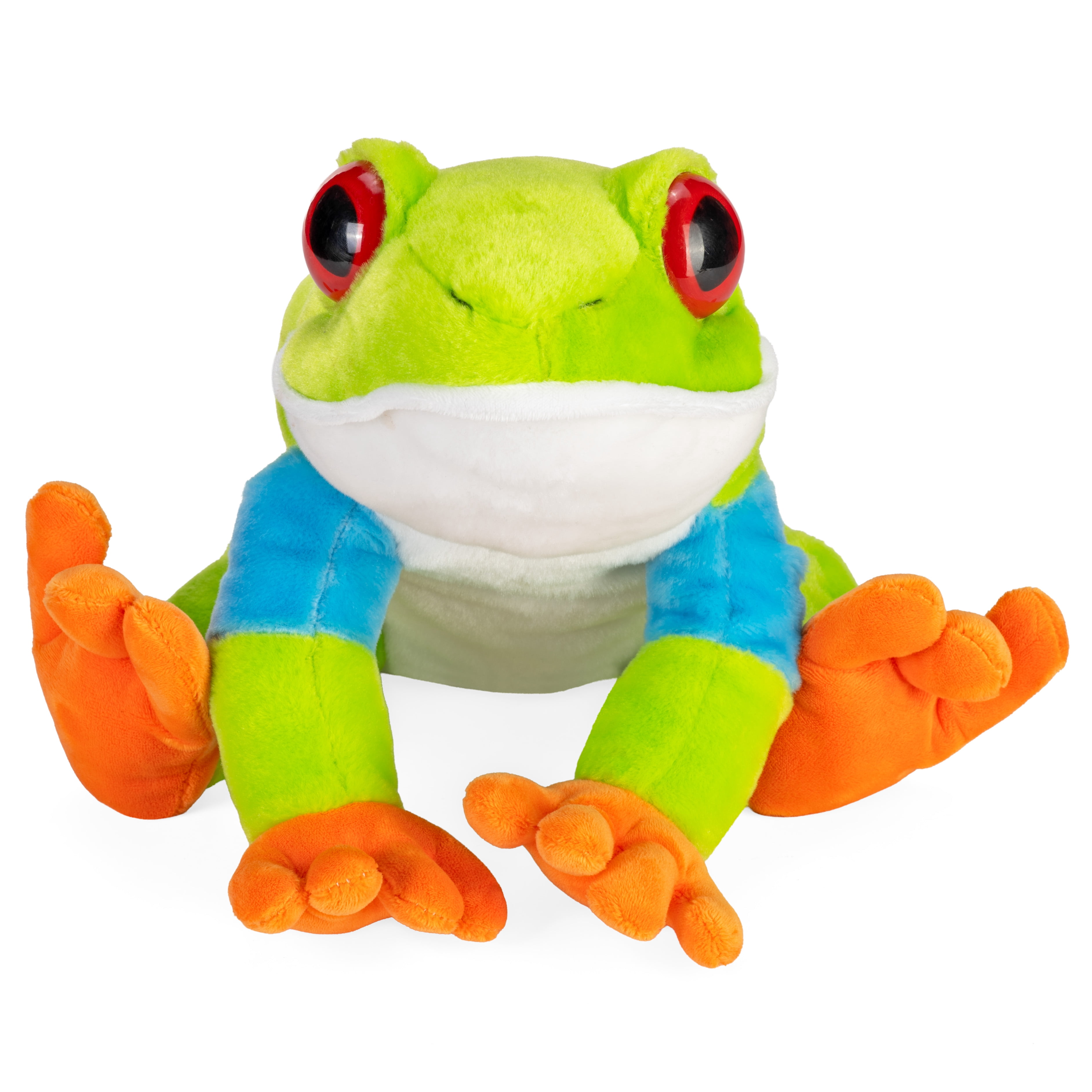 Wild Republic Red Eyed Tree Frog Plush, Stuffed Animal, Plush Toy, Gifts for Kids, Cuddlekins 12 Inches