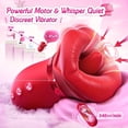 thumbnail image 3 of Vibrador para chupar la boca 4 en 1, juguete sexual con forma de rosa, vibrador de lengua, juguetes sexuales para adultos para lamer y chupar, juguetes sexuales para parejas femeninas, 3 of 5