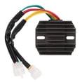 thumbnail image 2 of 12V Voltage Regulator, Direct Replacement Heat Dissipation Regulator Rectifier Aluminum Alloy Long Durability T1304040  for Motorcycle , 2 of 7