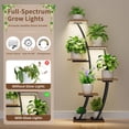 thumbnail image 3 of Soporte para plantas BACEKOLL para interiores con luces de cultivo de 6 niveles, paquete de 2, 3 of 6