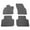 Gray, variant on Ikon Motorsports Floor Mats Compatible with 2019-2025 Audi Q3 F3 Beige Nylon Car Floor Mats Carpet Front Rear Row 4PCS Set