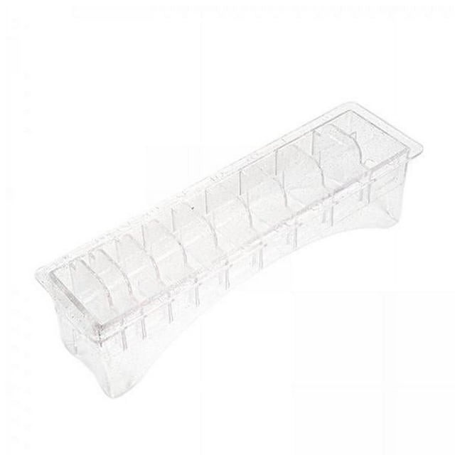 2x Caja de Almacenamiento de Peine de Guía Universal, Suministros para Herramientas de Peinado, Estuche dor de Peine con Límite de Base de 10 2 piezas