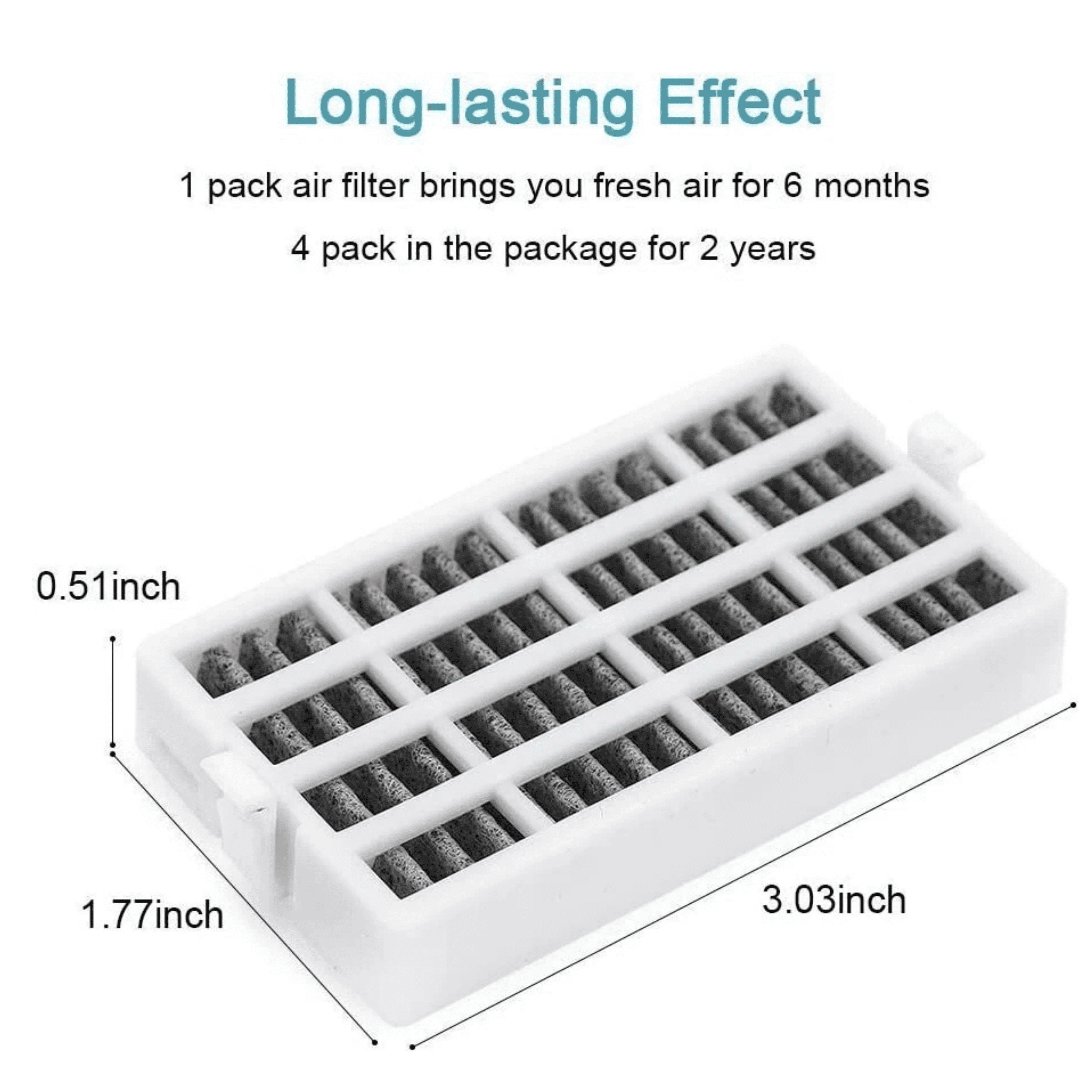 12 PCS Replacement Air Filter For Whirlpool W10311524 AIR 1 Fresh Flow Refrigerator
