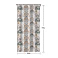 thumbnail image 5 of White Boho Bohemia Rainbows Suns Clouds Pattern Shower Curtain 36"x72" ,Bathroom Decorative Shower Curtains Set with 12 Hooks,Modern Waterproof Washable Shower Curtain, 5 of 6