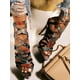 thumbnail image 2 of Zapatilla Sandalia de Tacon Casual para Dama Hanna MX  Tesaah Multi Snake, 2 of 2