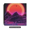 thumbnail image 3 of Decal Skin for PS4 Slim / PS4 Pro / PS4, Whole Body Vinyl Sticker Cover for Playstation 4 Console and Controller (Cyber Neon Mountains-1), 3 of 5