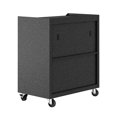 thumbnail image 4 of Manhattan Comfort Armoire de Rangement de Garage Roulante à 2 Portes, Noir/gris, 4 of 4