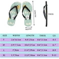 thumbnail image 2 of GZHJMY Flip Flops Cute Birds Daisy Floral Flowers Summer Spring Slippers Sandals for Women Men Boy Girl Kid Beach Summer Yoga Mat Slipper Shoes, 2 of 5