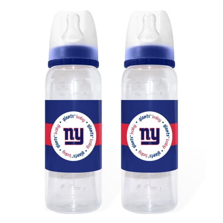 NFL Baby Fanatic Baby Bottle, 2pk, New York Giants