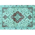 thumbnail image 1 of Ahgly Company Indoor Rectangle Persian Light Blue Traditional Area Rugs, 3' x 5', 1 of 4
