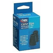 Carex Cane Tips 3/4 Inch-2 each Grey, Pack of 2