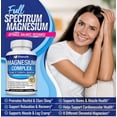 thumbnail image 3 of Complejo de Magnesio 8 Formas 1000mg Alta Absorción, para Calambres Musculares, Sueño y Estrés, 90 Cápsulas Veganas Sin Gluten, 3 of 6