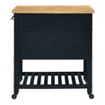 thumbnail image 6 of Stirling Kitchen Cart in Engineered Wood Blue Finish, 6 of 14