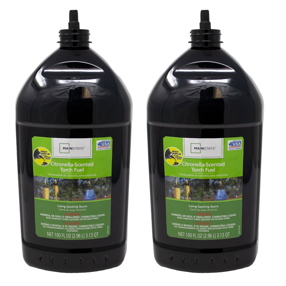 Mainstays 100oz CitronellaScented Torch Fuel, 2pk