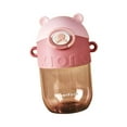 thumbnail image 4 of jinwen Water Cup Flip Straw Lid Toddler 600ml Leakproof Kids Water Bottle Water Jug for Pink, 4 of 9