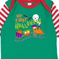 thumbnail image 4 of Inktastic My First Halloween Train with Pumpkins, Bats, Cat,and Ghost Boys or Girls Long Sleeve Baby Bodysuit, 4 of 5