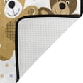 thumbnail image 4 of Dreamtimes Lightweight Soft Area Rugs 60 x 39 inch (5'x 3'3"), Toy Teddy Bear and Dots Floor Mat for Kids Playing Room Hardwood Floor Living Room Nursery Rugs, 4 of 6