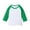 Green, variant on Kids 3/4 Sleeve Round Neck Top Casual Pullover Shirt for Boys and Girls Aged 3-14 Years Festival Everyday Wear Kids Top