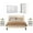White+15 WH Drawers, variant on Complete 5-Piece Bedroom Set: Queen Bed, 2 Six-Drawer Dressers and 2 Smart USB Charging Nightstands, 850lb Capacity