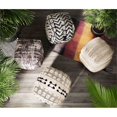thumbnail image 2 of TOV Furniture Balhi 18"H Transitional Fabric Pouf in Beige/Neutral, 2 of 5