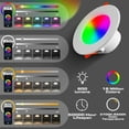 Elegant Choise Smart Downlight Lighting Bluetooth Recessed RGBC LED ...